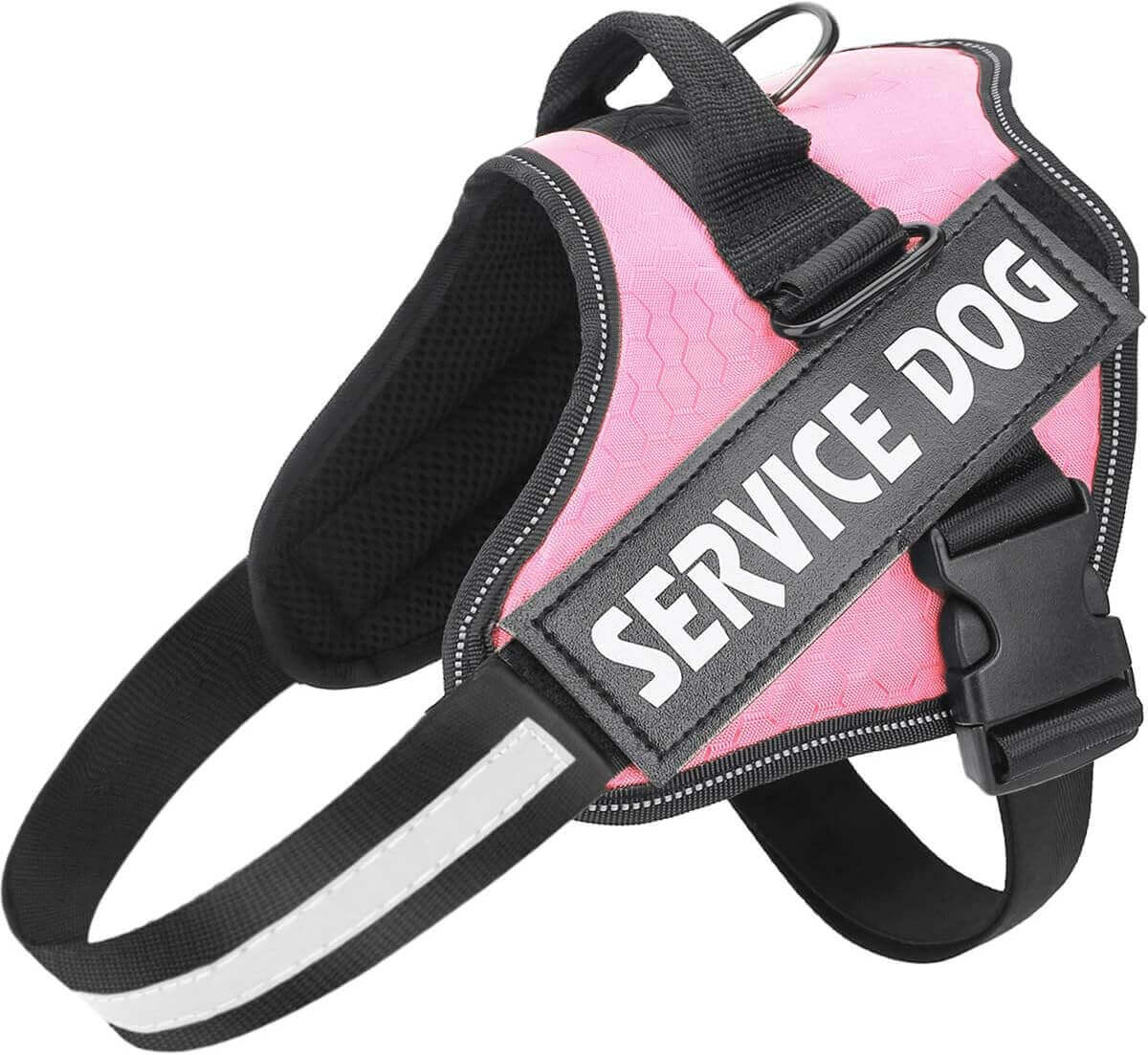 Dog Harness, No Pull Easy On and Off Pet Vest Harness, 3M Reflective Breathable & Easy Adjust Pet Halters with Nylon Handle - No More Tugging or Choking for Small Medium Large Dogs - PETPOY